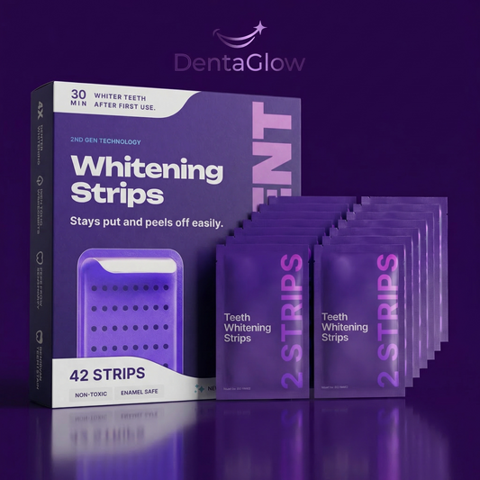 DentaGlow Teeth Whitening Strips – Bright Smile in 7 Days